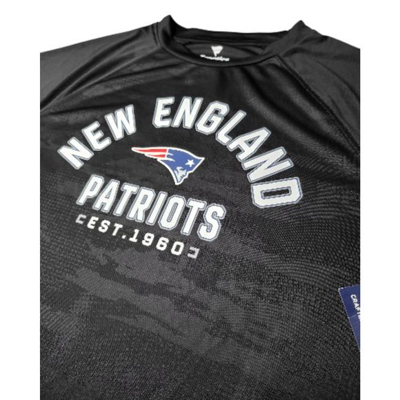 NWT New England Patriots Fanatics Blackout Hail Mary Camo Ragland Tee Size XL - Picture 5 of 8